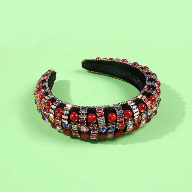 Red Red Bling Headband